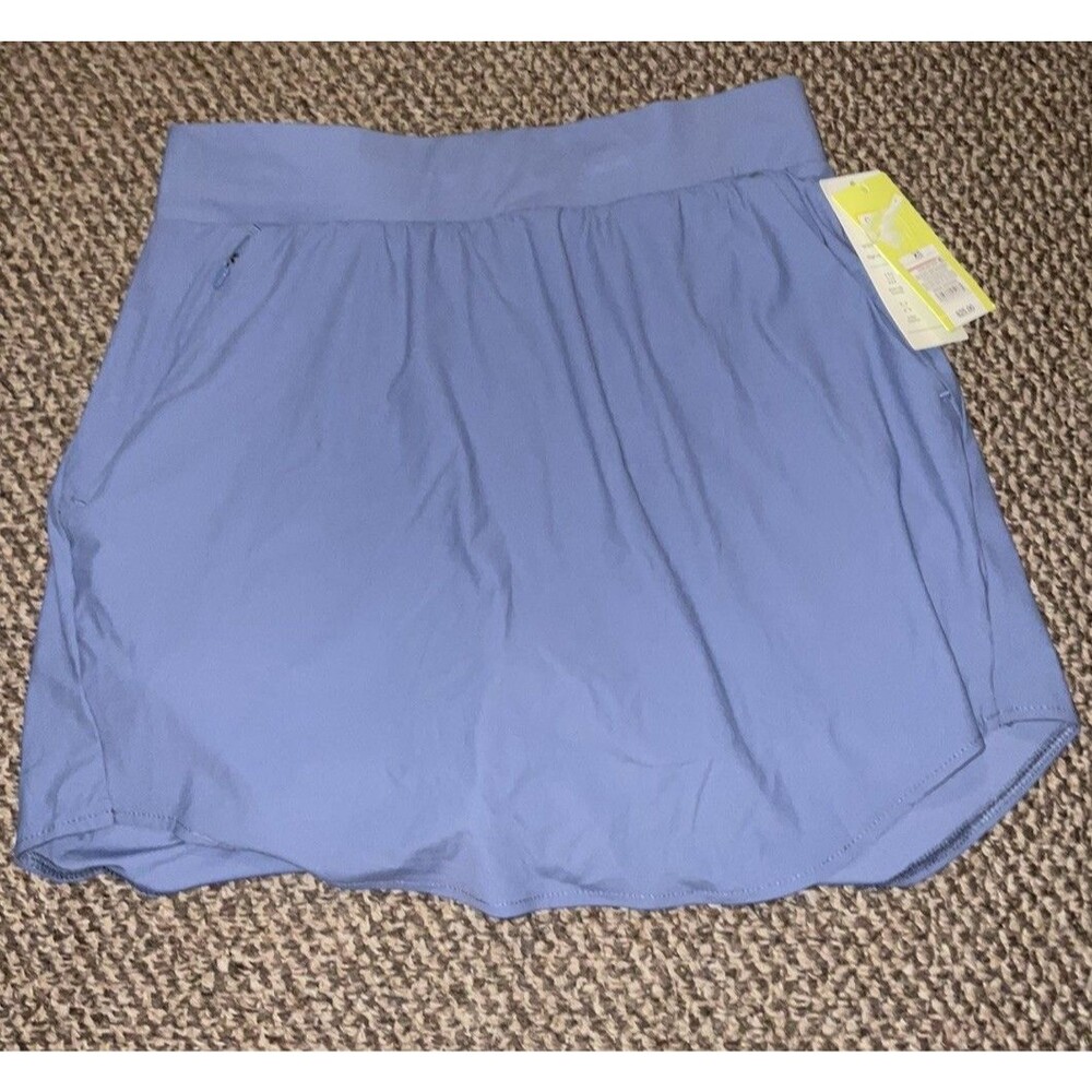 All in Motion Womens Stretch Woven Skort Blue Active Athletic Skirt XS NEW